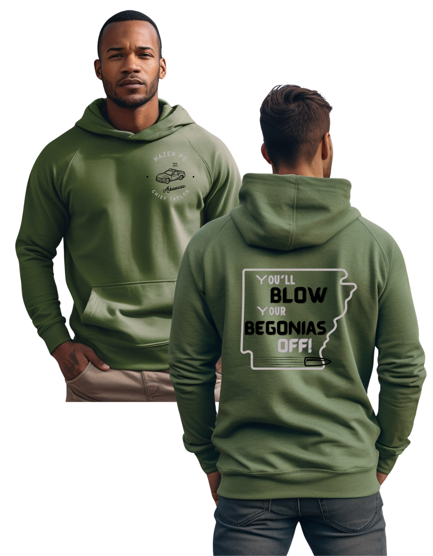 You'll Blow Your Begonias Off Hoodie