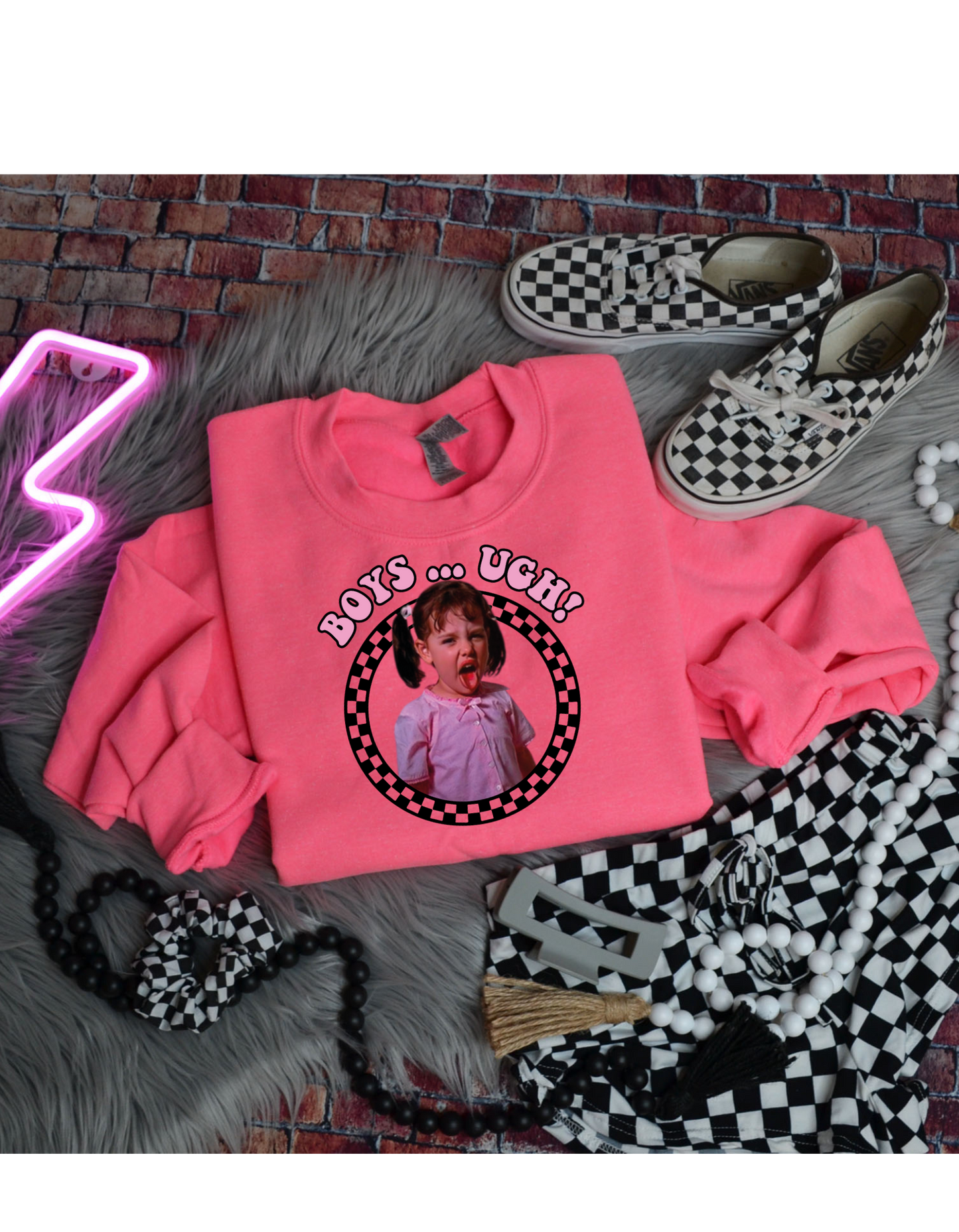 Boys Ugh Valentine Youth T Shirt or Sweatshirt