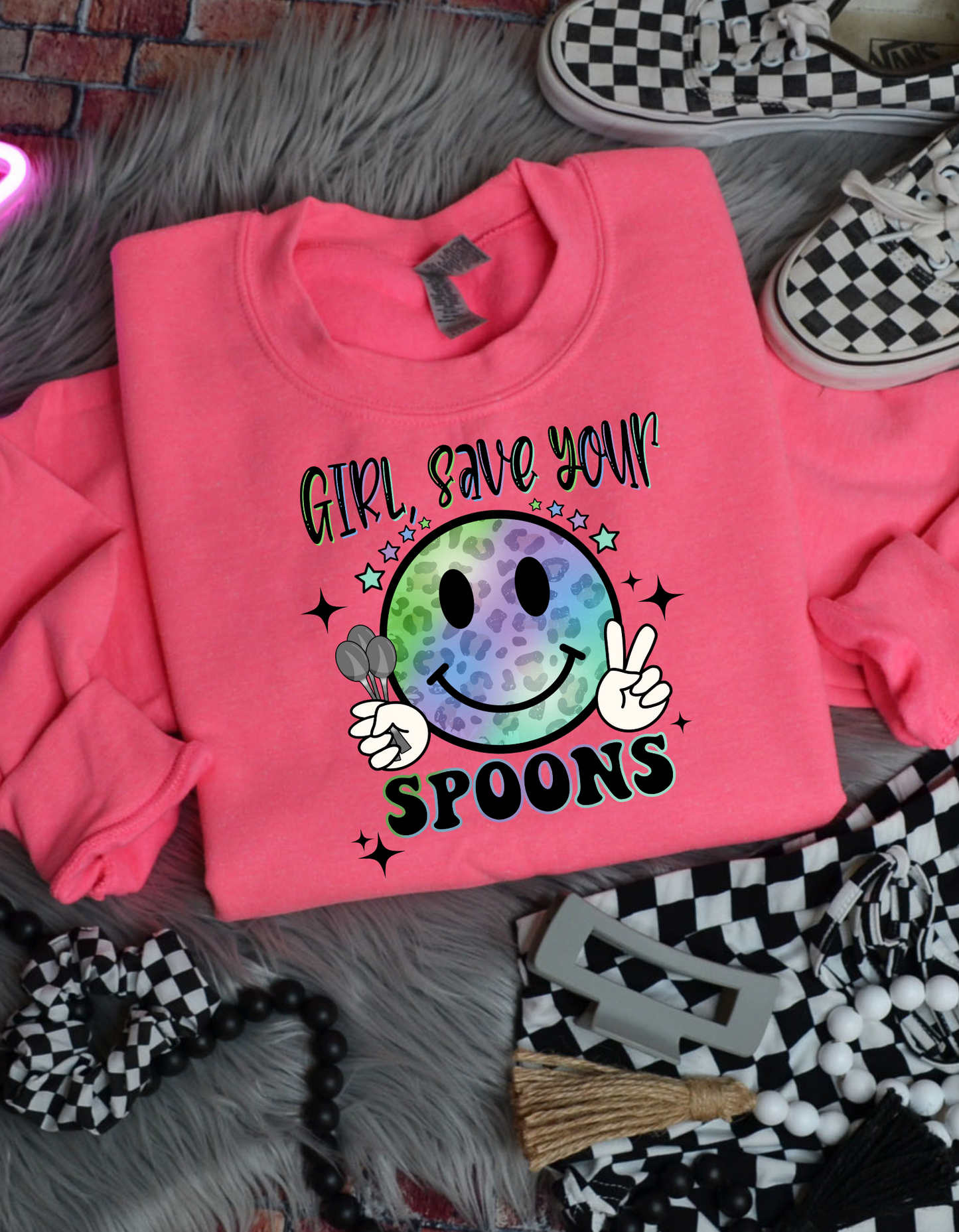 Girl Save Your Spoons Sweatshirt or Hoodie