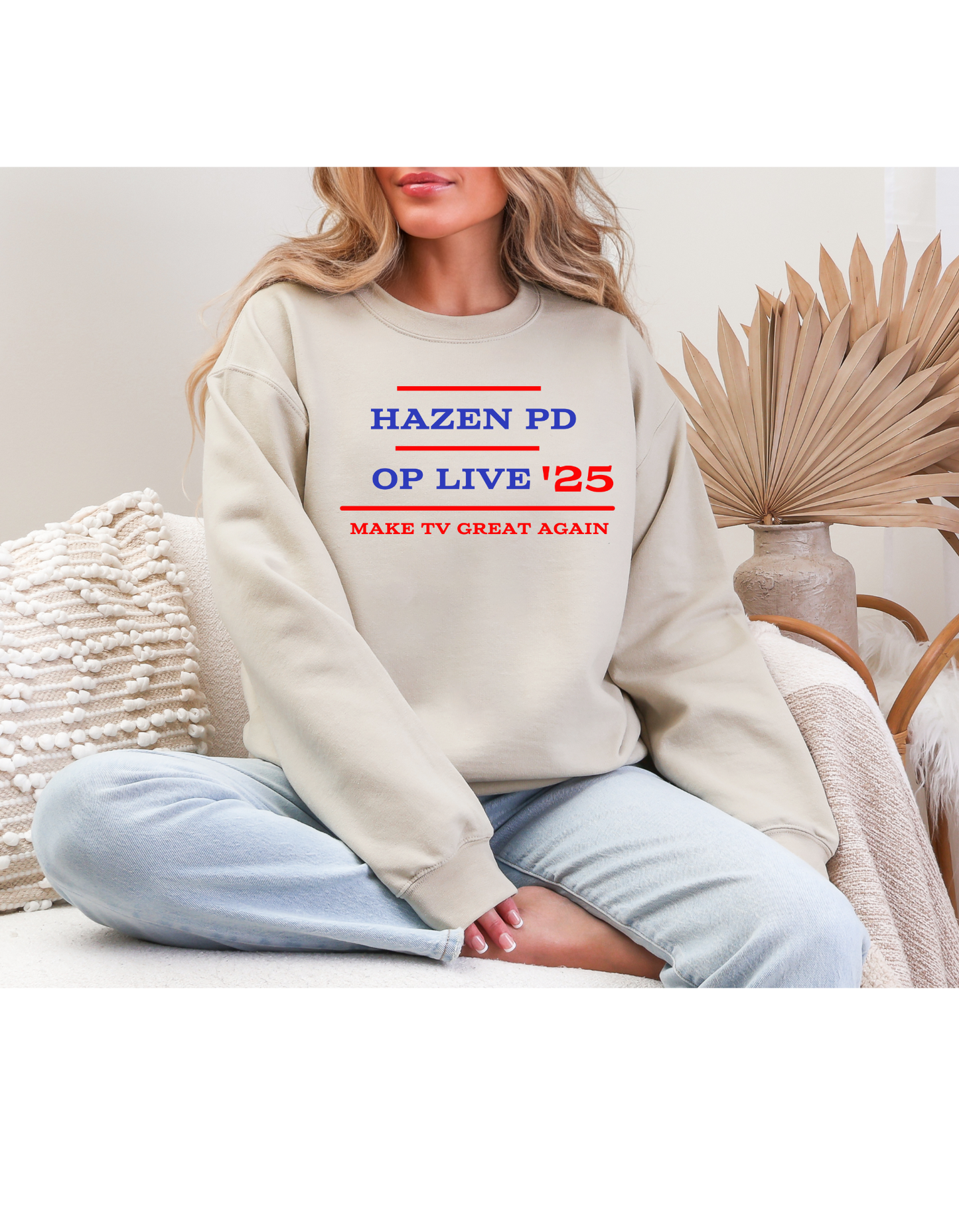 Hazen PD/OP Live Make-TV Great Again Sweatshirt
