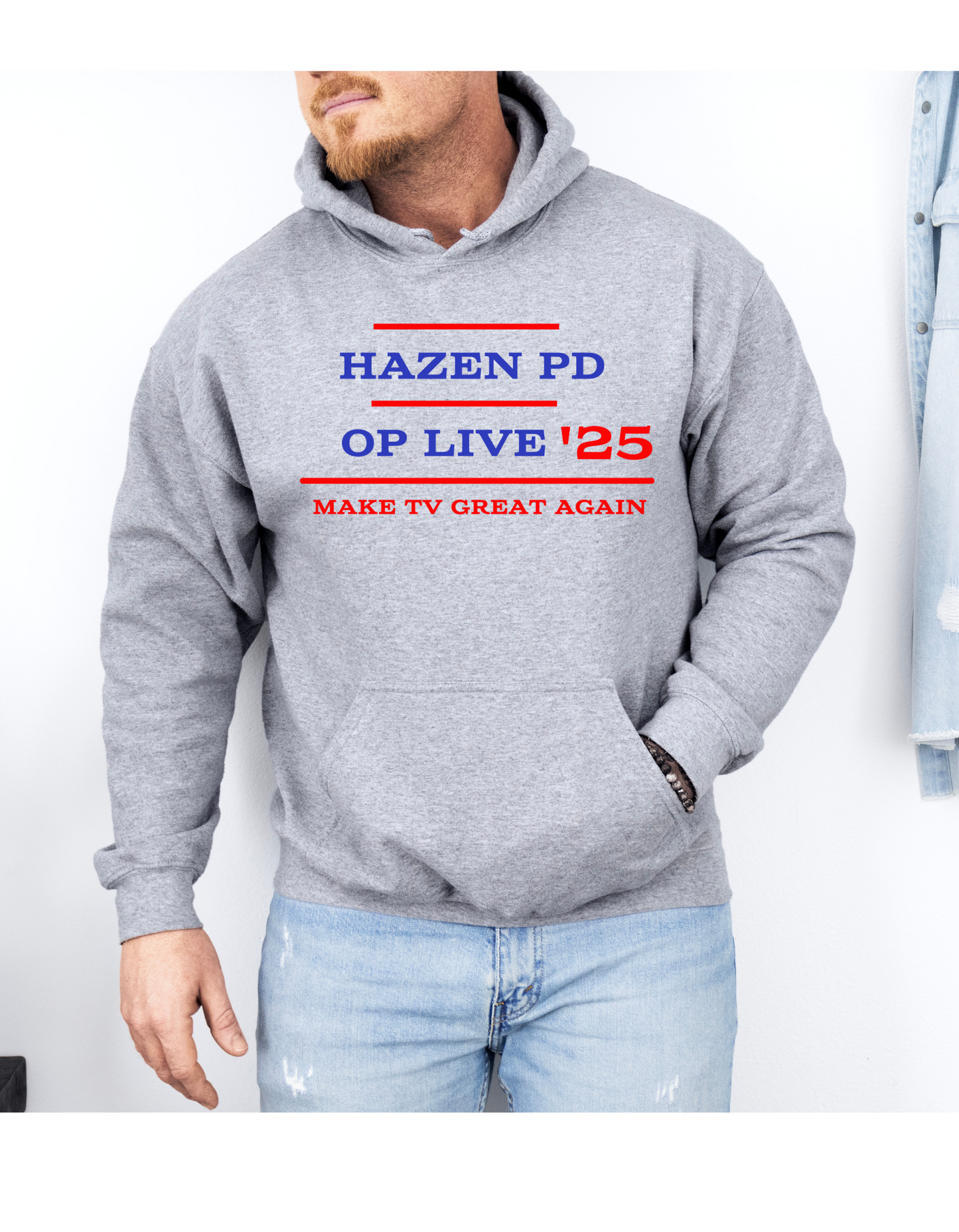 Hazen PD/OPL-Make TV Great Again Hoodie