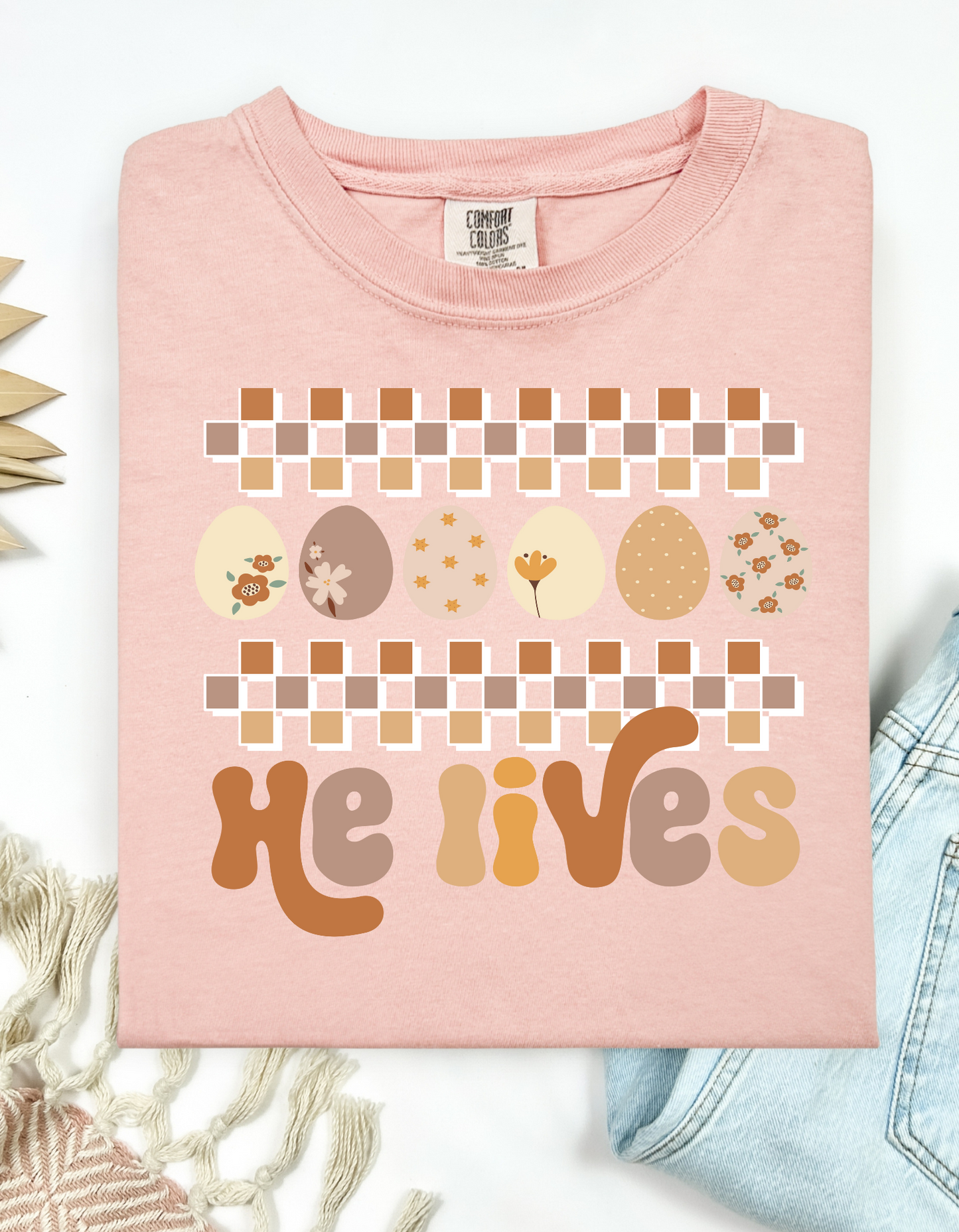 He Lives Easter T Shirt