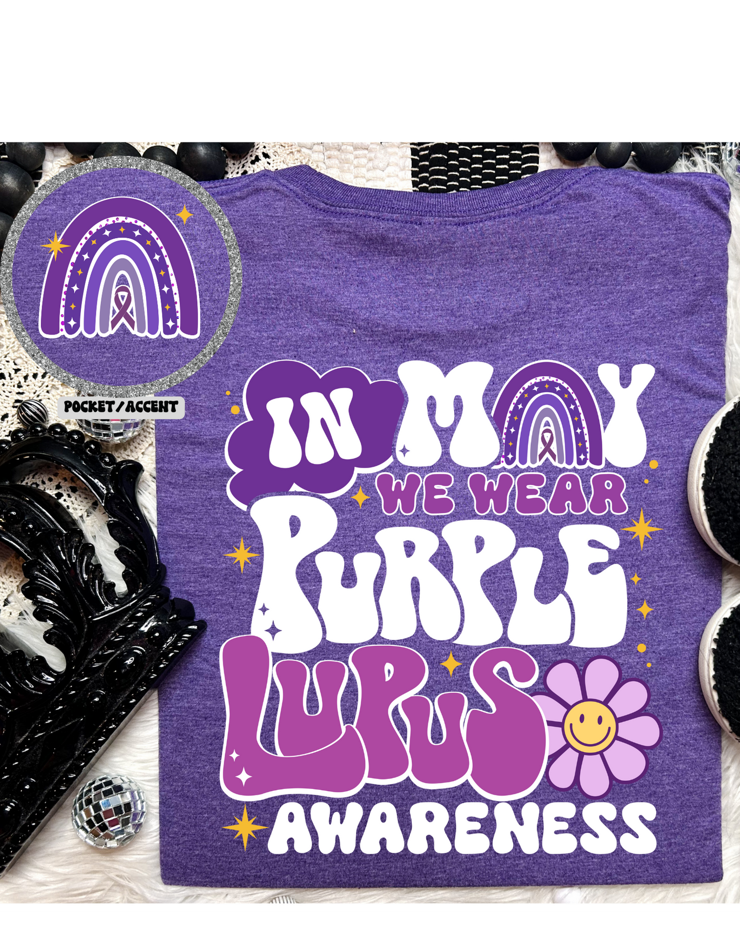 In May We Wear Purple Heather Purple T Shirt