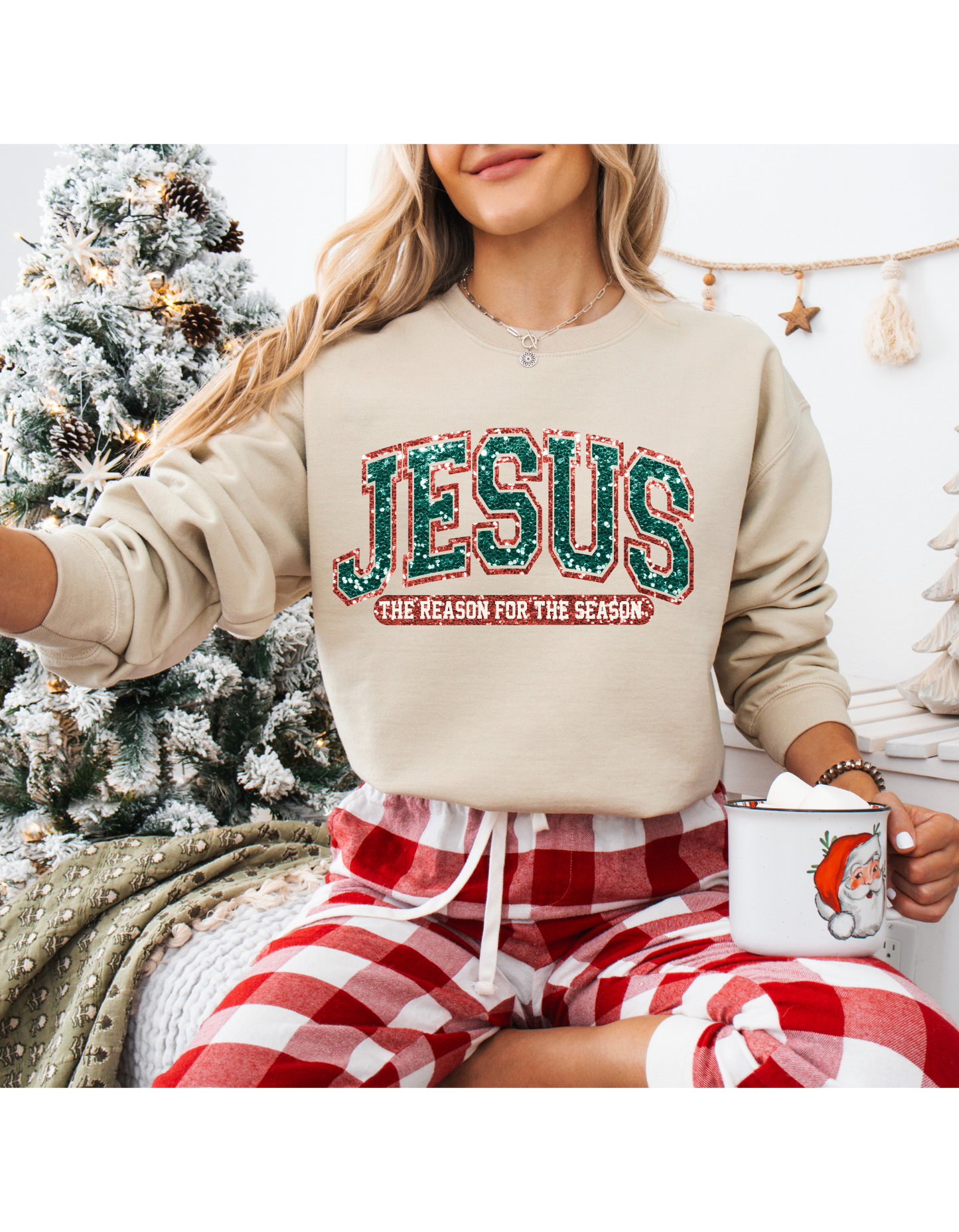 Jesus The Reason For The Season Christmas Sweatshirt