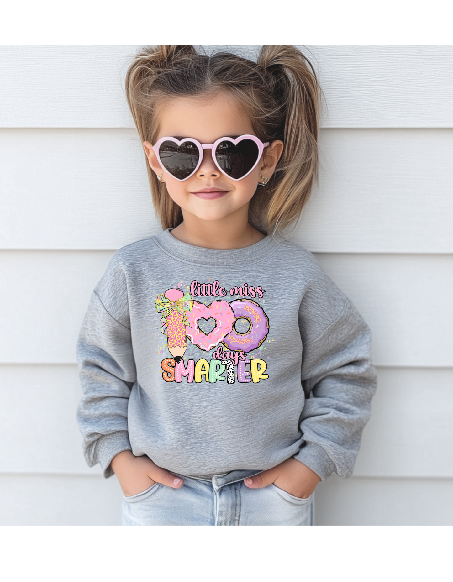 Little Miss 100 Days Smarter Youth T Shirt