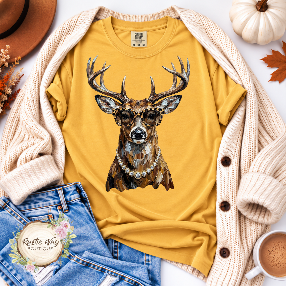 Blingy Deer Short/Long Sleeve Shirt