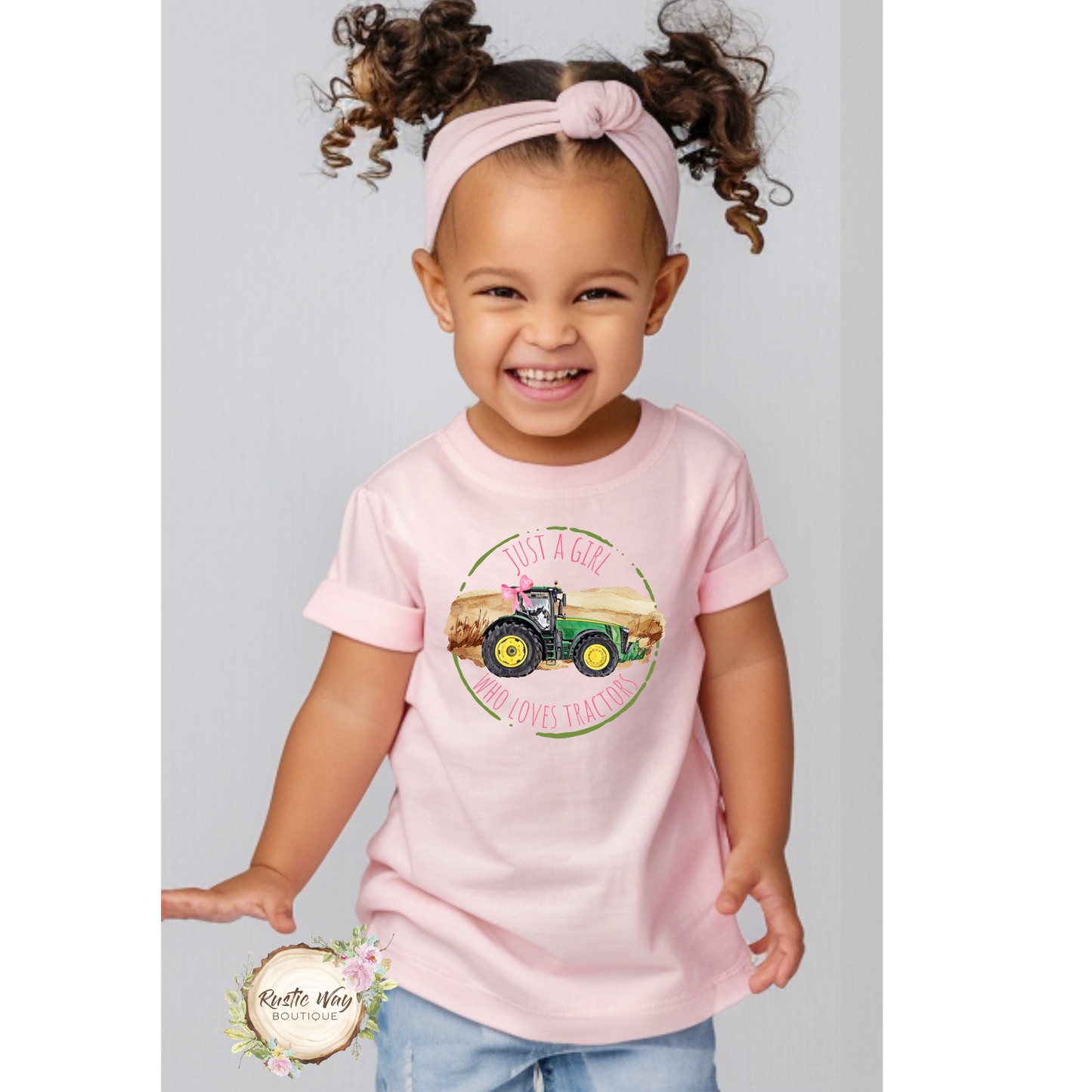 Just a Girl Who Loves Tractors T Shirt