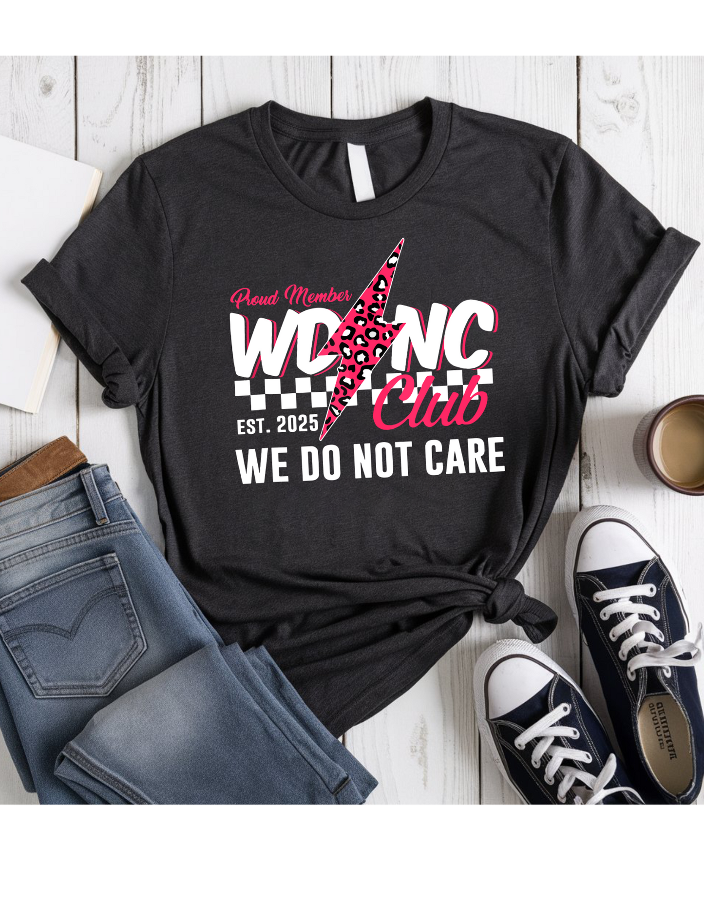 We Do Not Care Club Bolt T Shirt