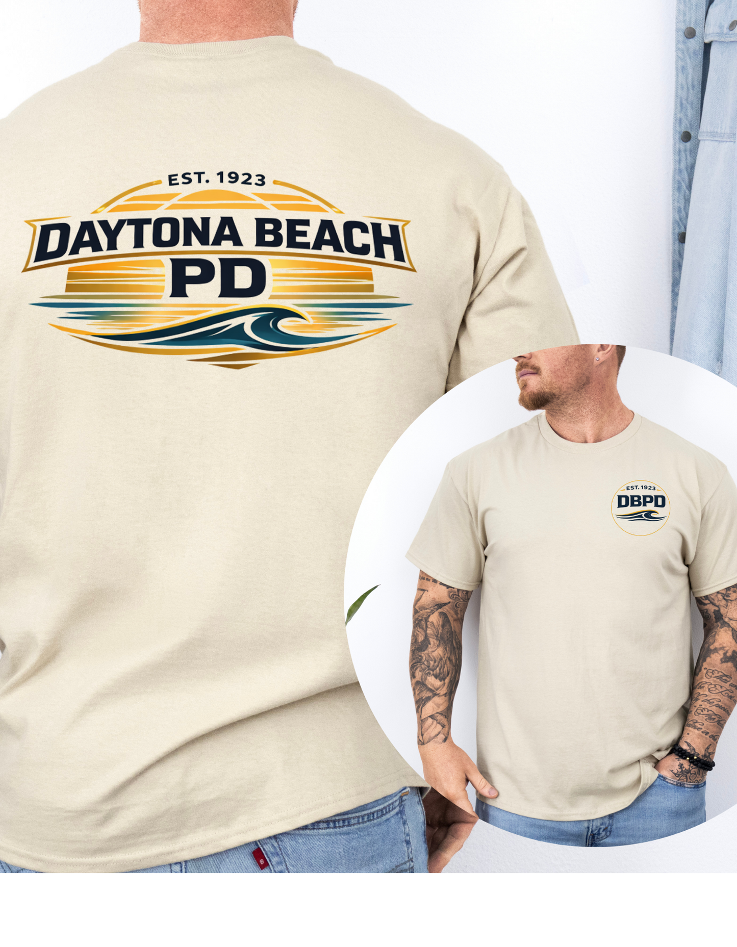 Daytona Beach PD Short/Long Sleeve Shirt or Sweatshirt