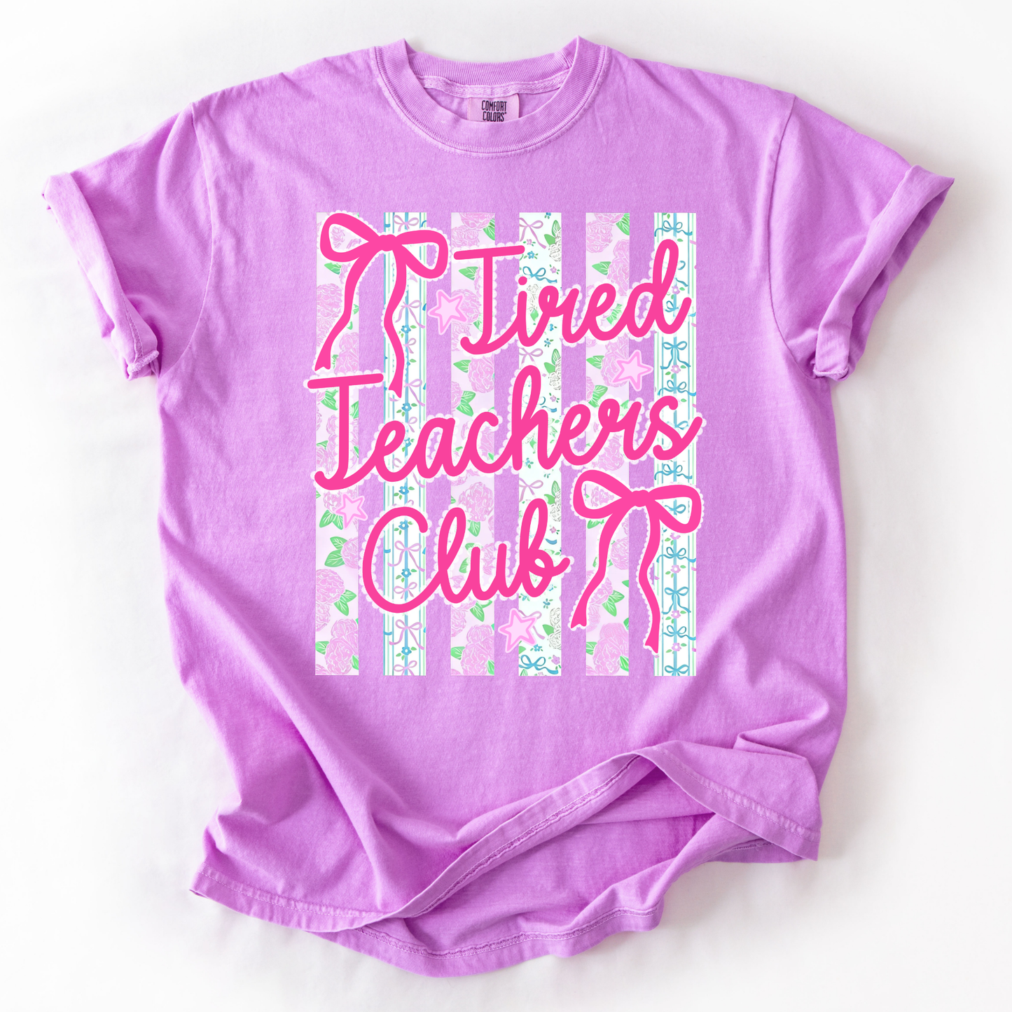 Tired Teachers Club T Shirt