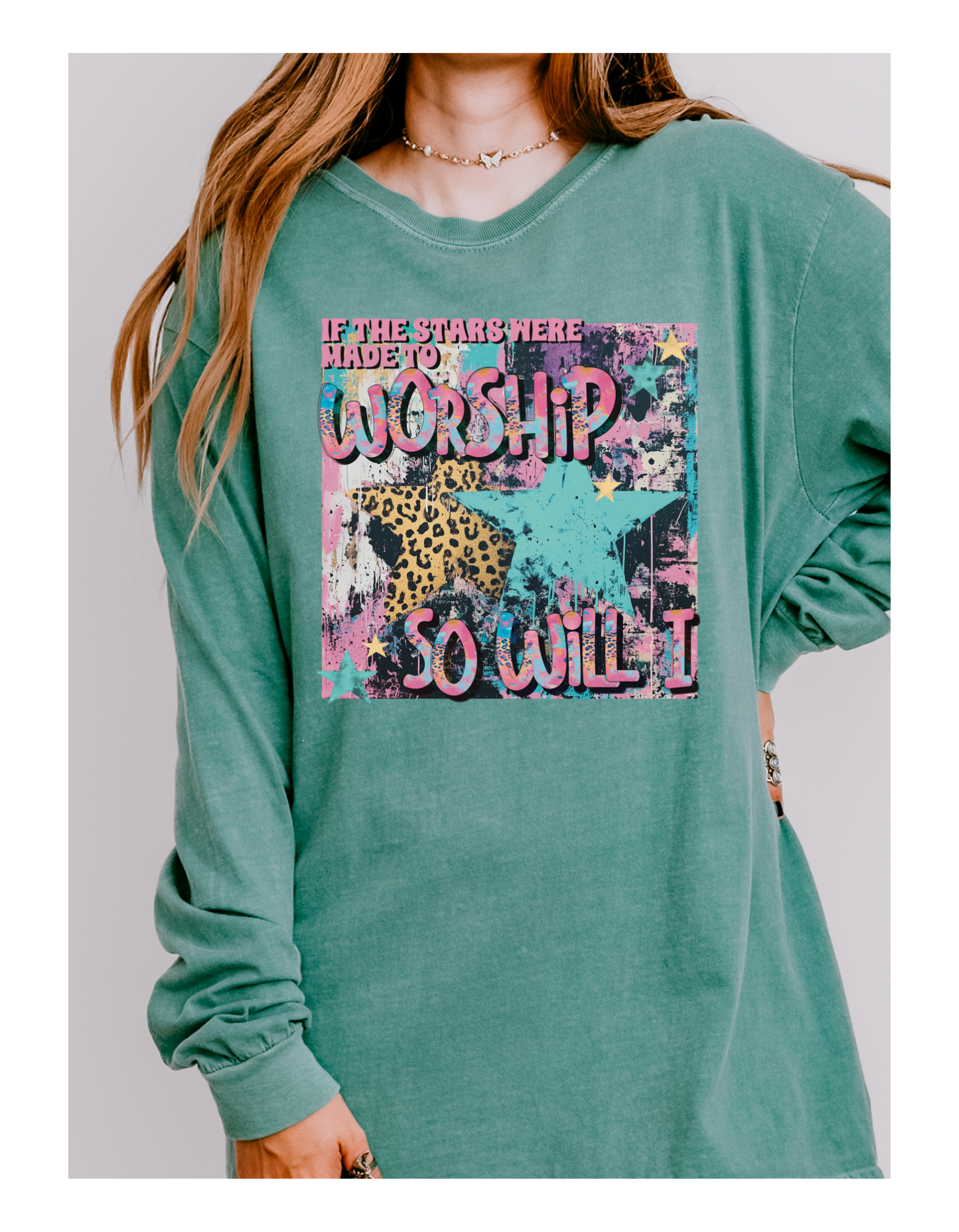 If The Stars Were Made To Worship So Will I Short/Long Sleeve Shirt