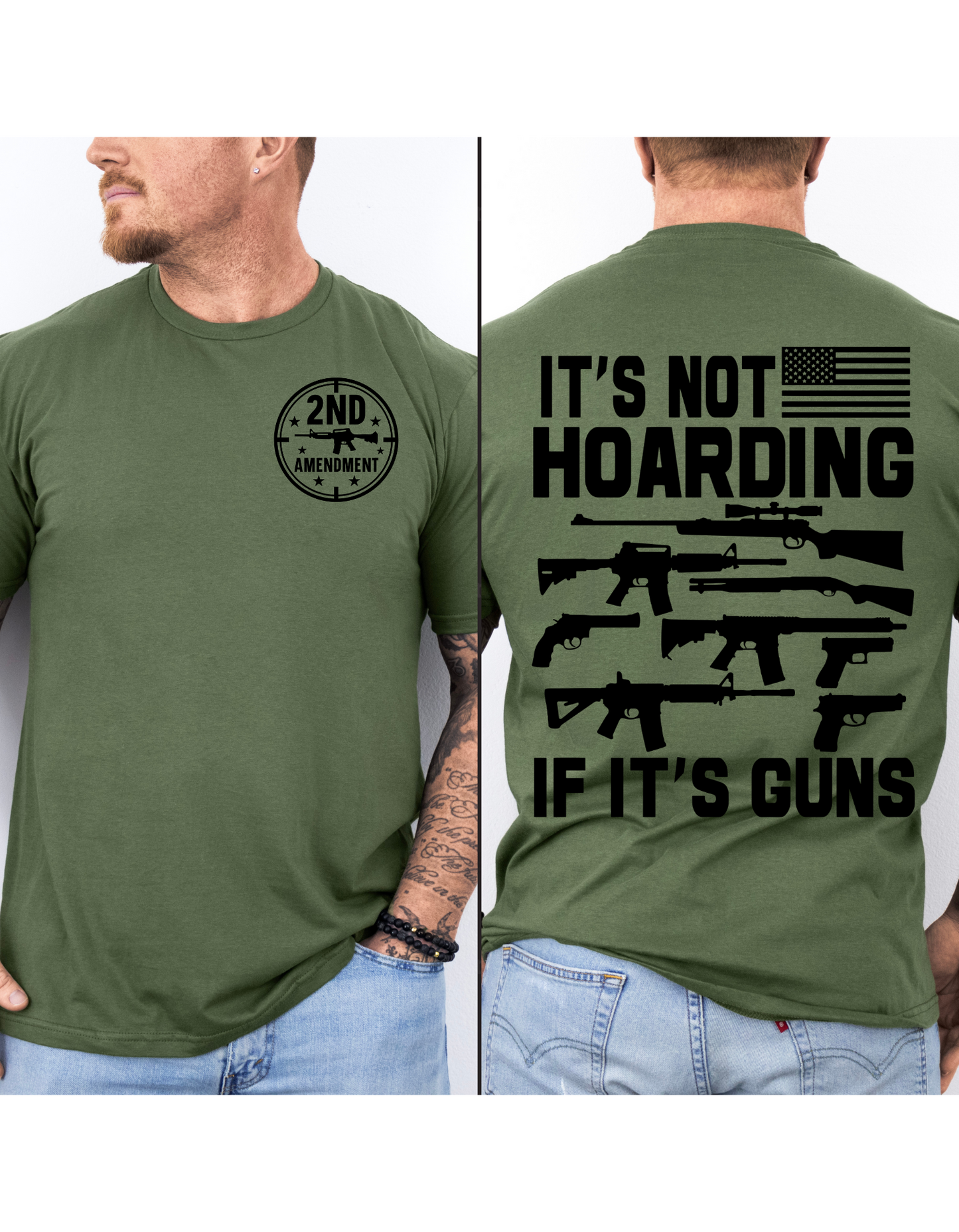 It's Not Hoarding If It's Guns T Shirt or Hoodie