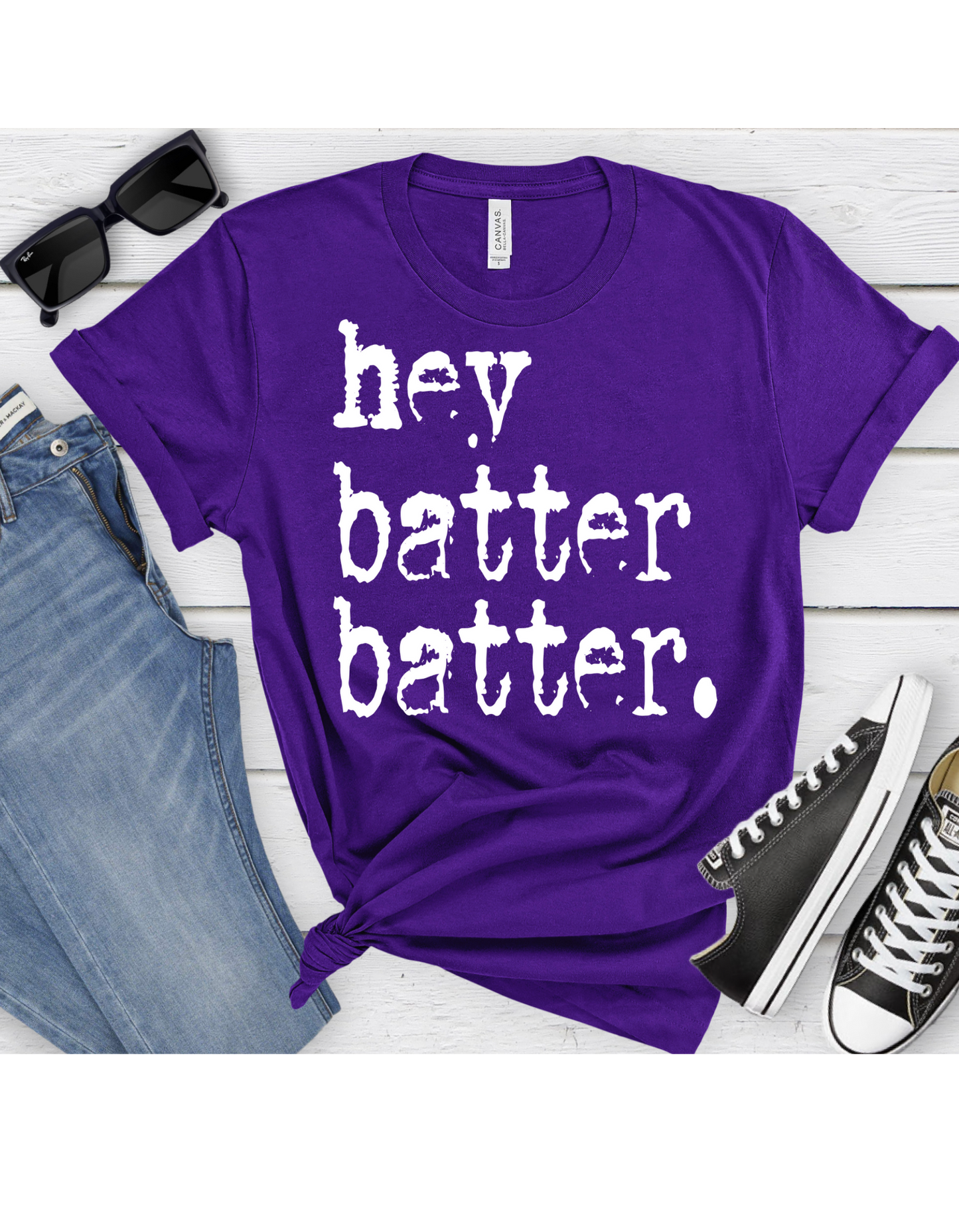 Hey Batter Batter Adult T Shirt, Sweatshirt, or Hoodie