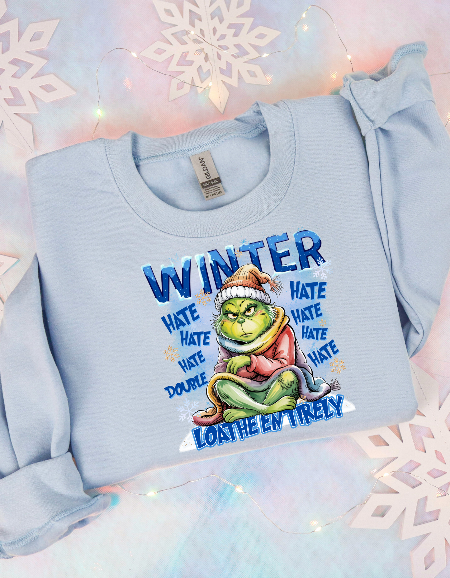 Winter Grinch Long Sleeve Shirt or Sweatshirt