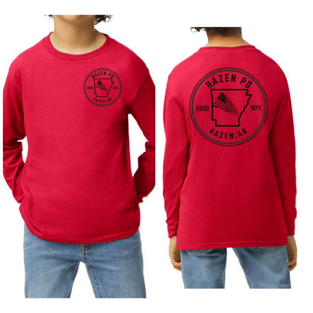 Toddler or Youth Short/Long Sleeve Hazen PD Shirt