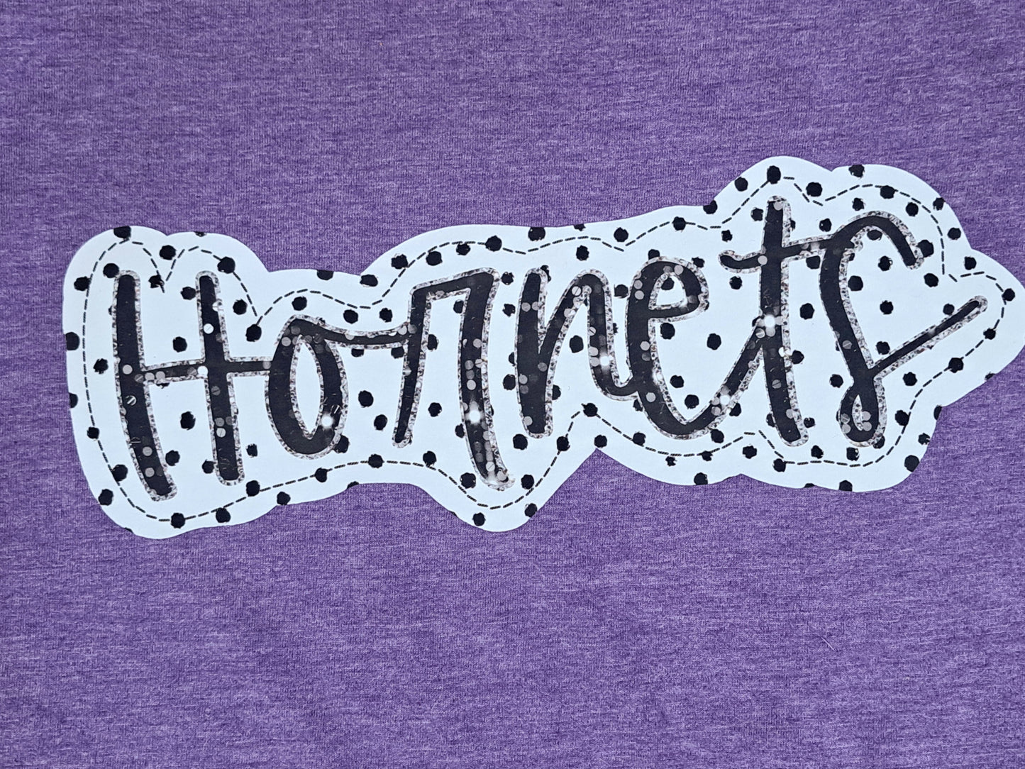 Hornets Dot & Faux Glitter T shirt