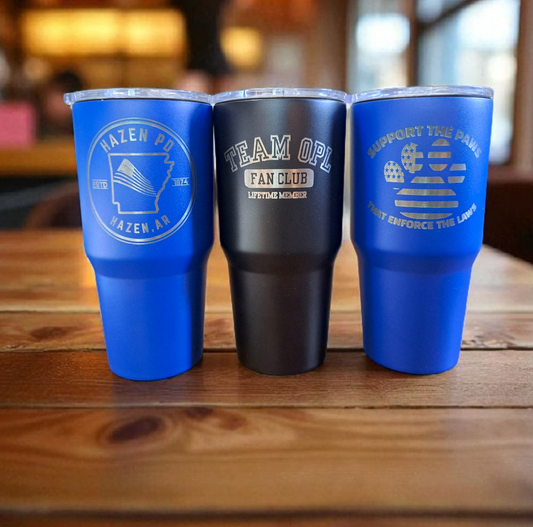30 oz. Laser Engraved Insulated Tumbler