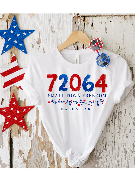 Small Town Freedom Customized T Shirt