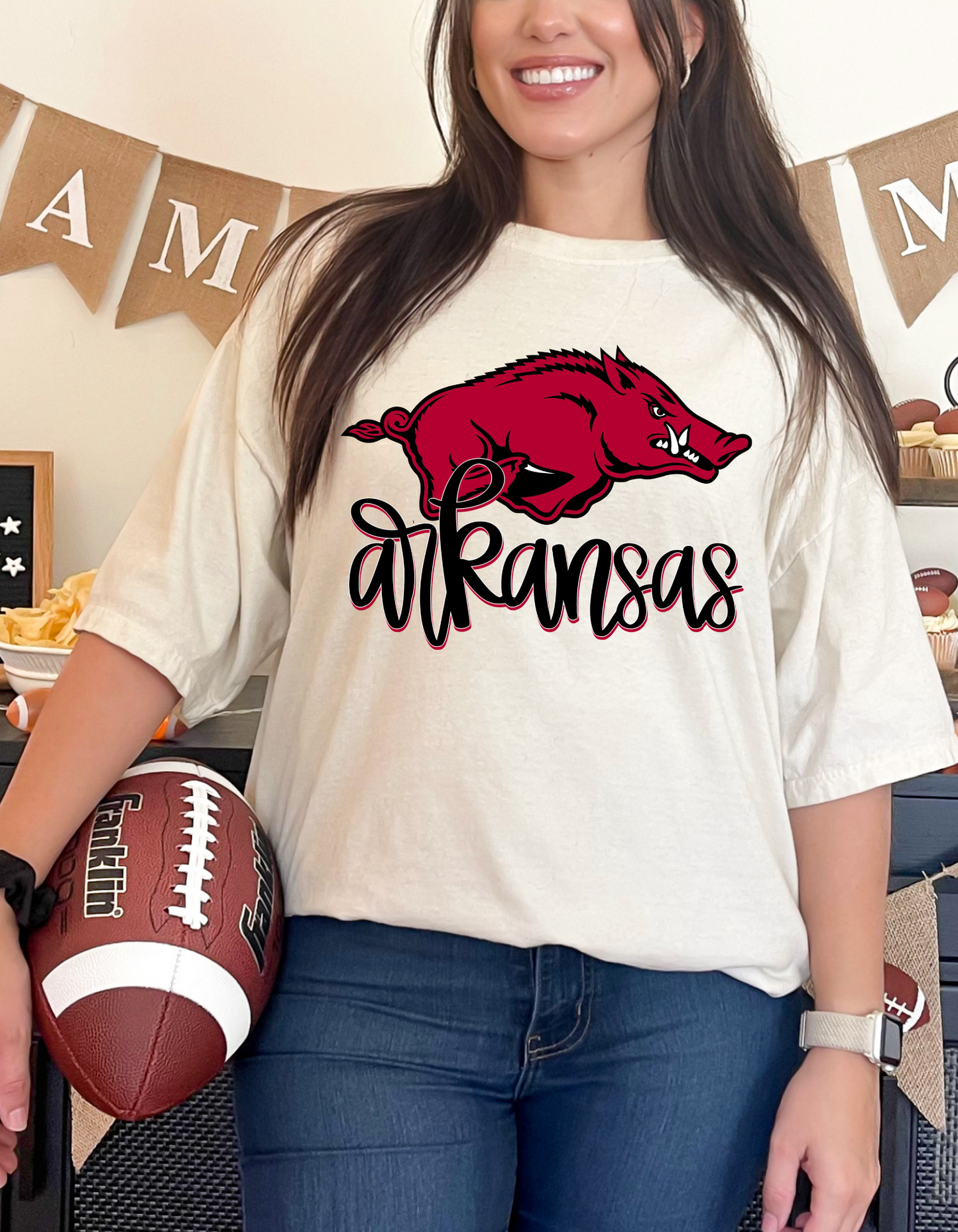Arkansas Razorbacks Short or Long Sleeve T Shirt