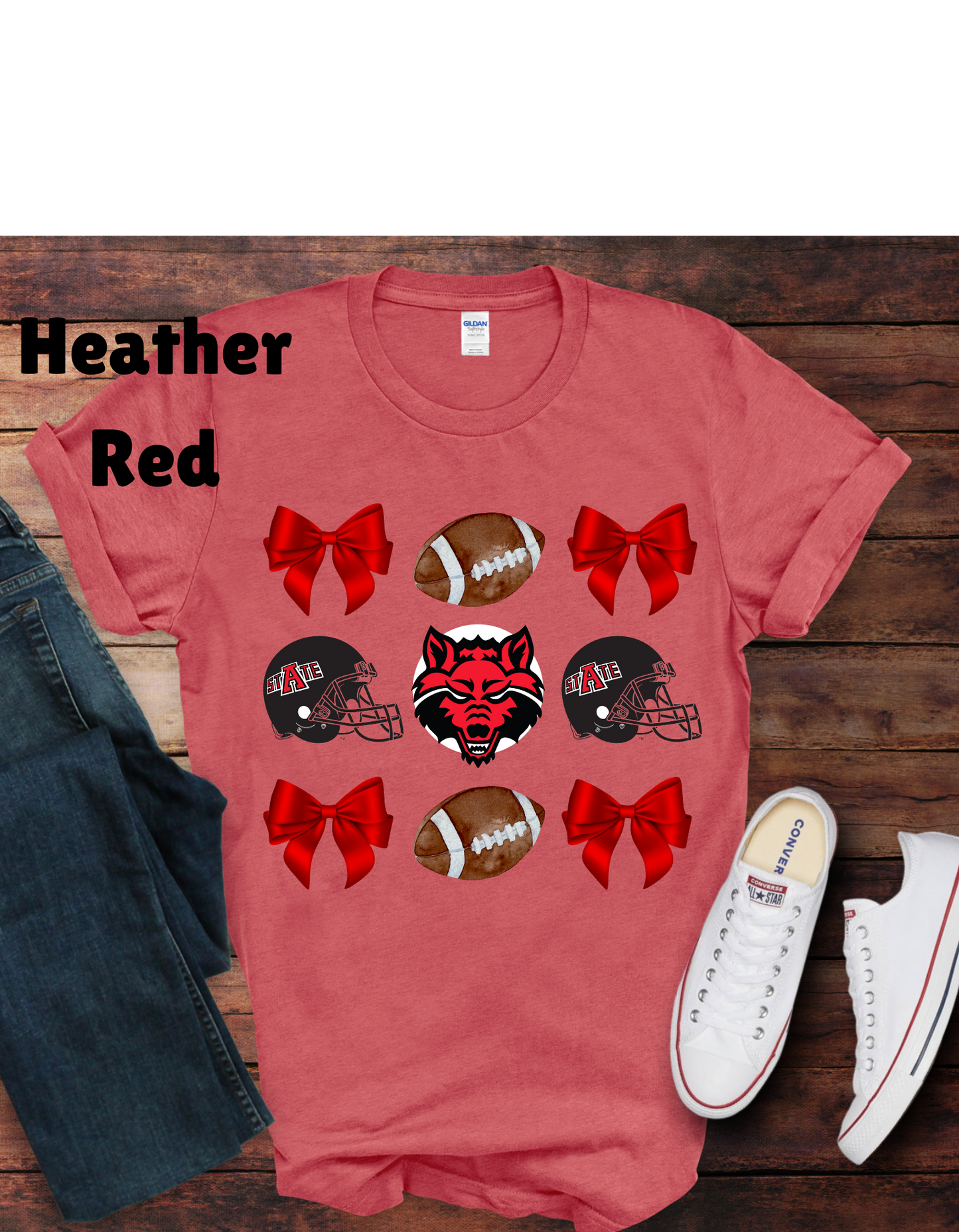 Arkansas State University Red Wolves T shirt