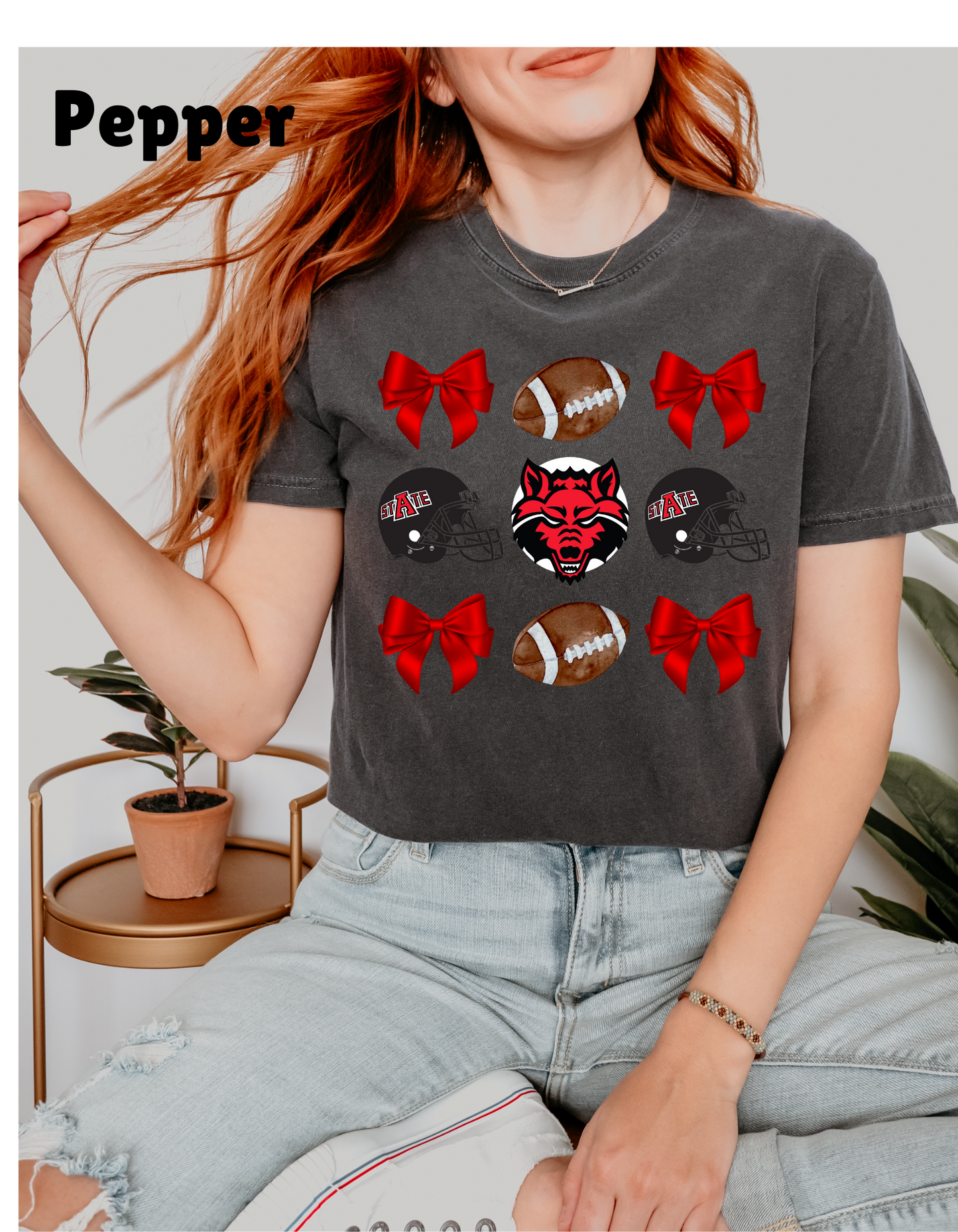 Arkansas State University Red Wolves T shirt