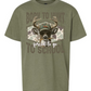 Born To Hunt Forced To Go To School Buck T Shirt