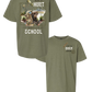 Born To Hunt Forced To Go To School T Shirt