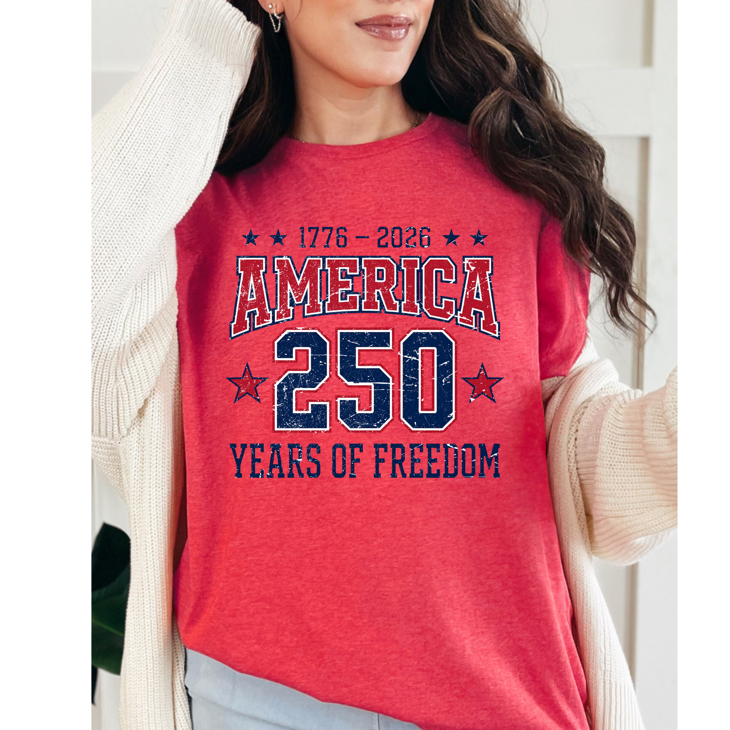 America 250 Years of Freedom T Shirt