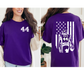 Personalized Football Player Short or Long Sleeve T Shirt