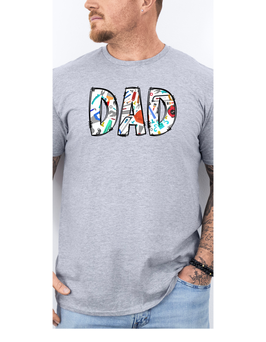 Dad, Papaw, or Papa Tool Print T Shirt