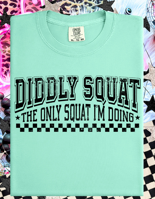 Diddly Squat The Only Squat I'm Doing T Shirt