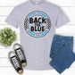 Back the Blue Retro Design