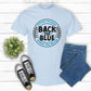 Back the Blue Retro Design