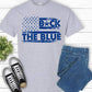 Back the Blue flag design