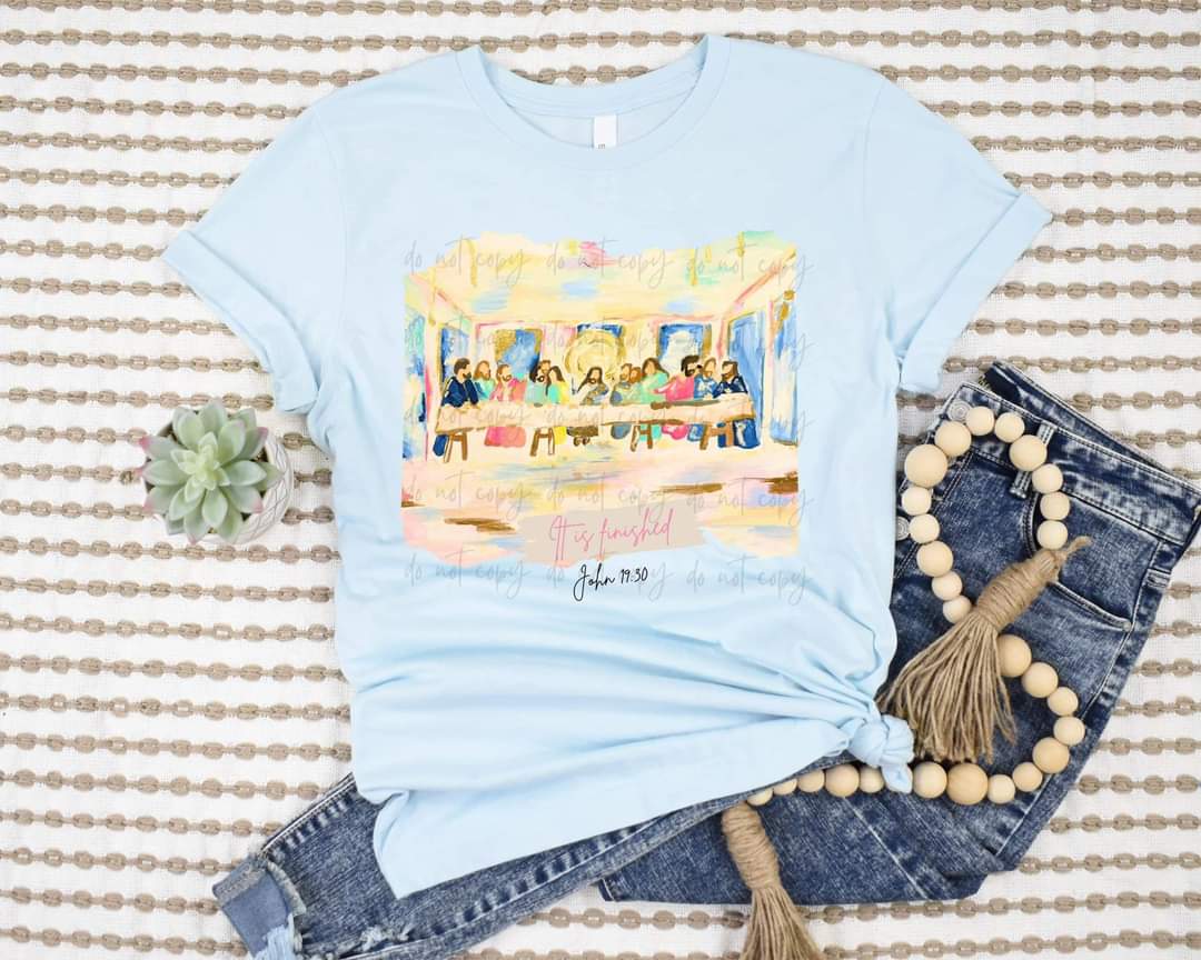 Watercolor Lord's Supper T shirt