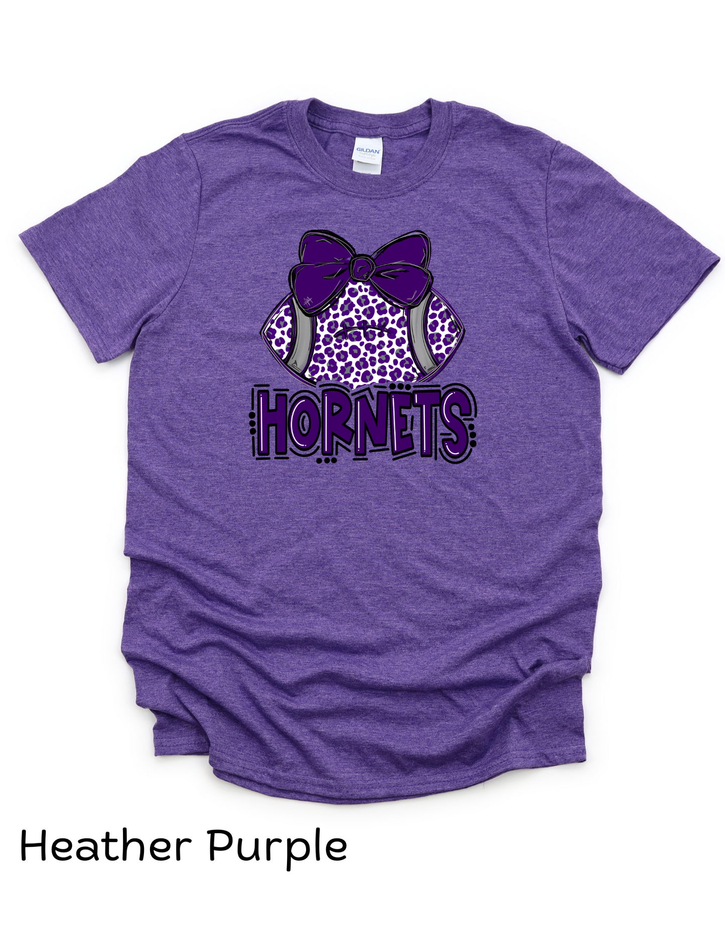 Hornets Football with Bow T shirt