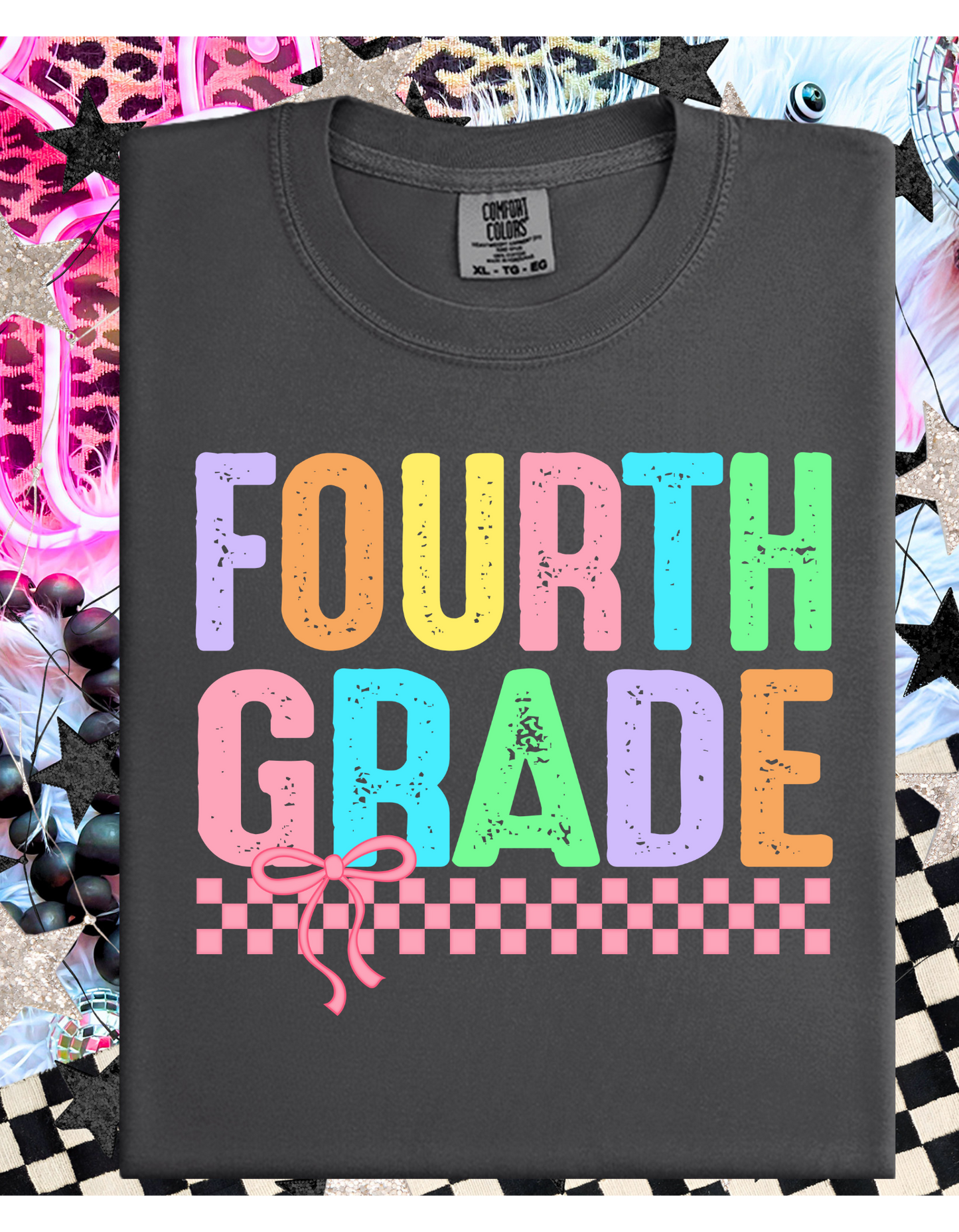 Girls Grade Level Check T Shirt