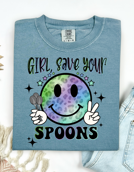 Girl Save Your Spoons T Shirt