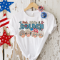 Red, White, & Golden Patriotic Golden Girls T Shirt