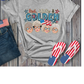 Red, White, & Golden Patriotic Golden Girls T Shirt