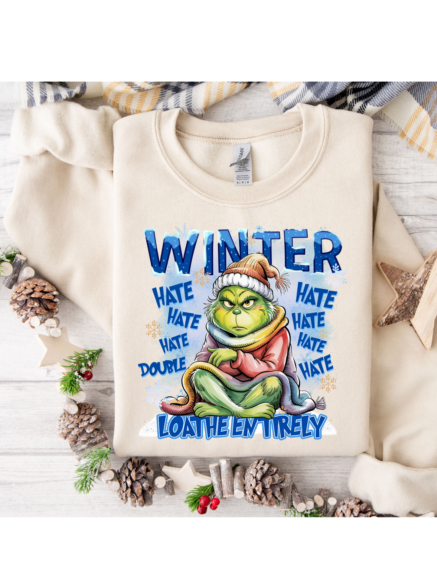Winter Grinch Long Sleeve Shirt or Sweatshirt
