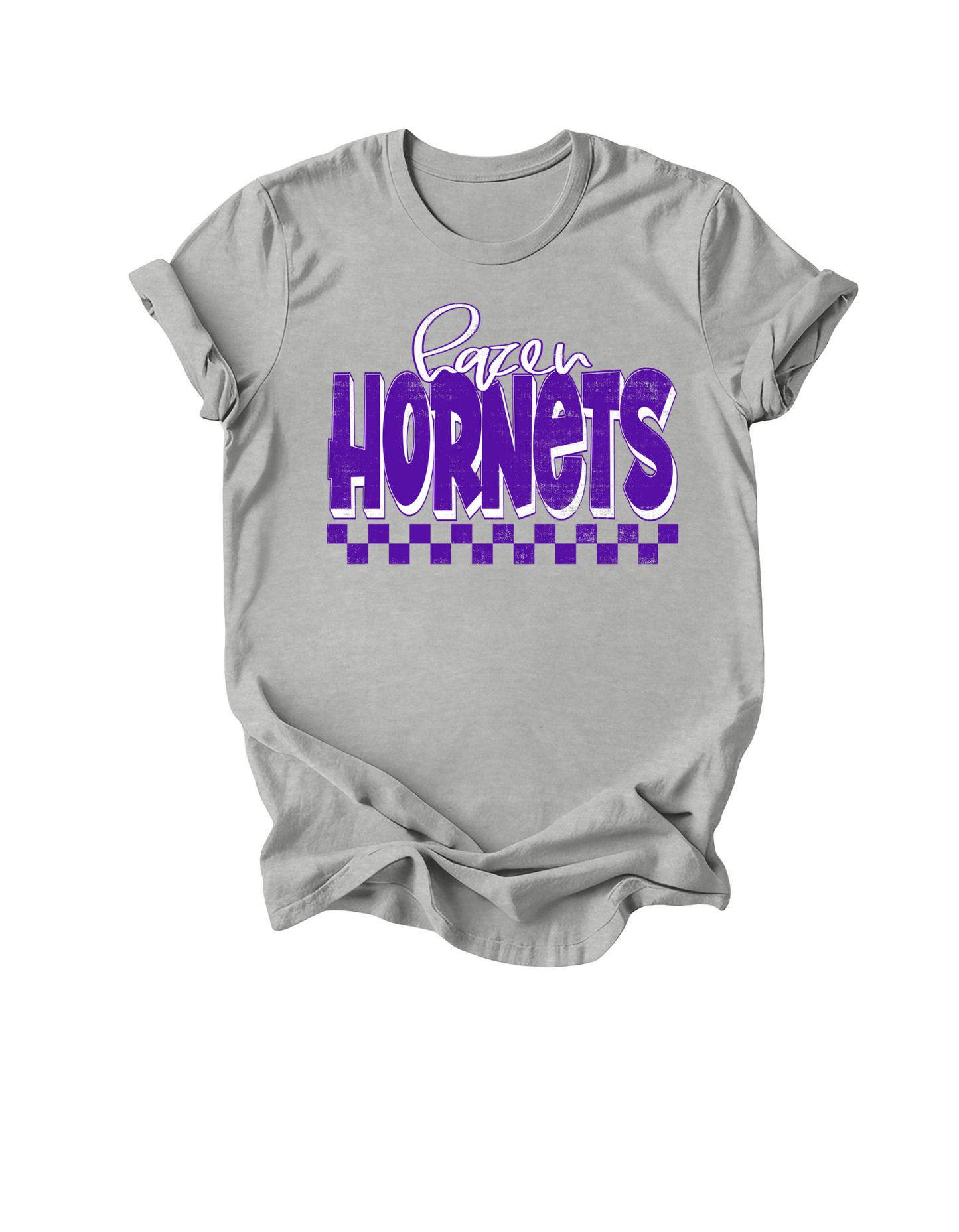 Hazen Hornets Check T Shirt (Youth)