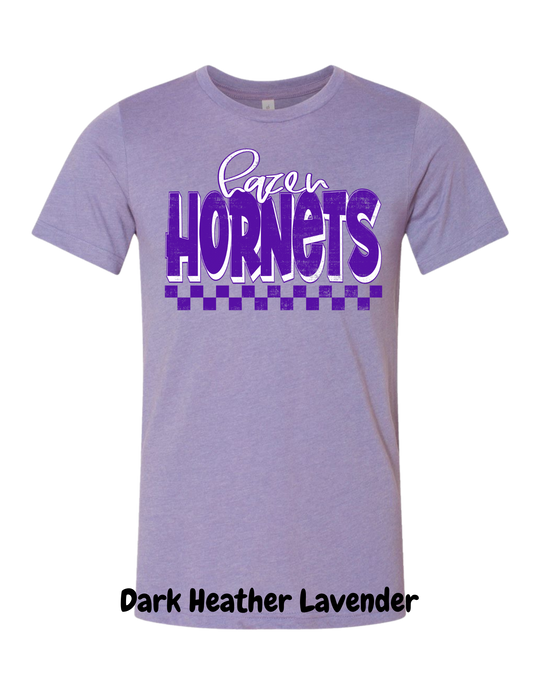 Hazen Hornets Check T Shirt (Youth)