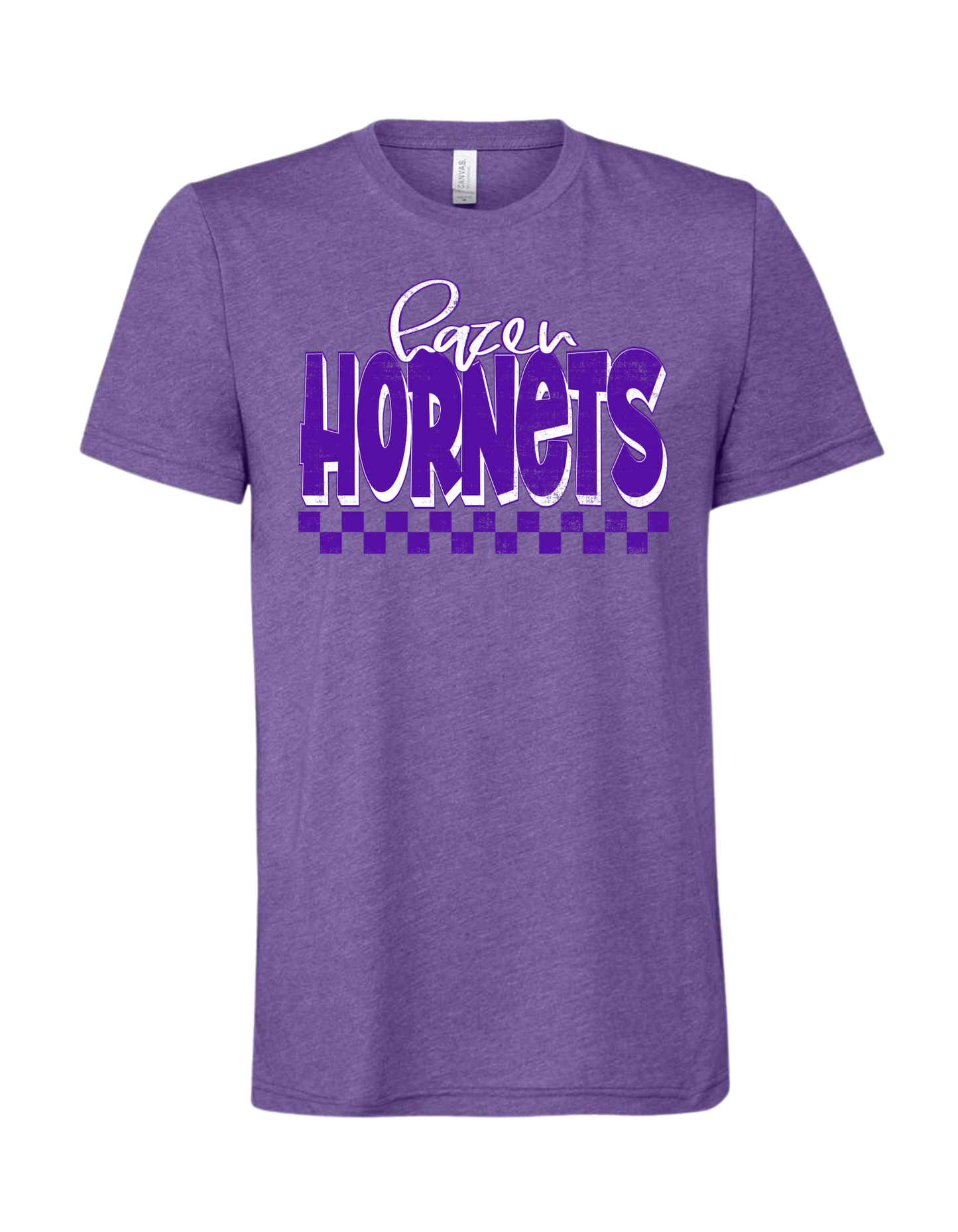 Hazen Hornets Check T Shirt (Youth)