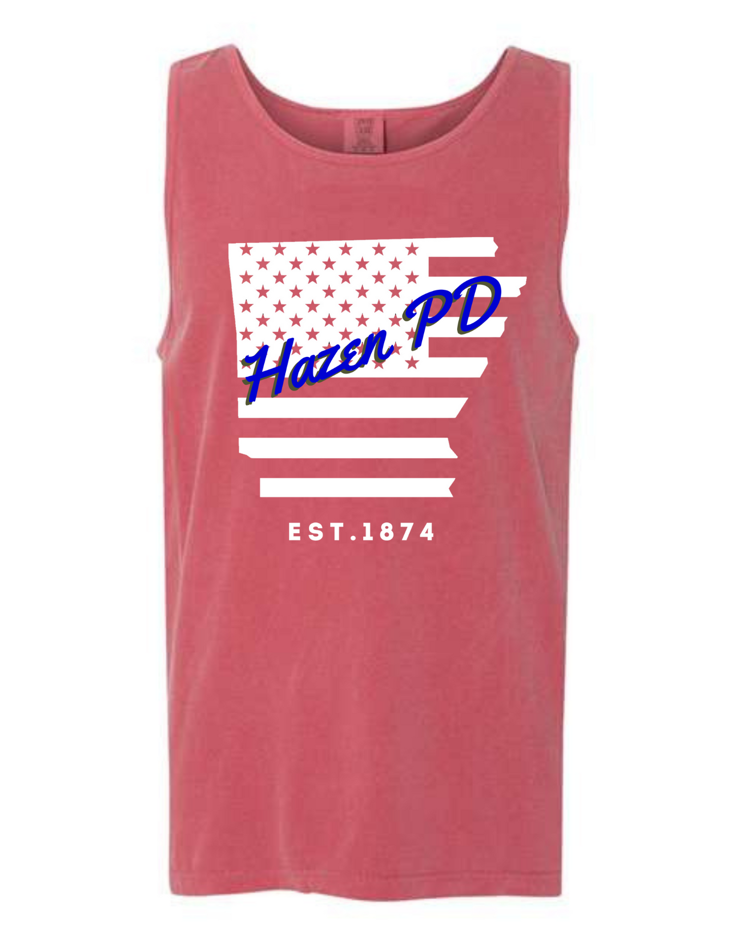 Hazen PD tank top (crimson)