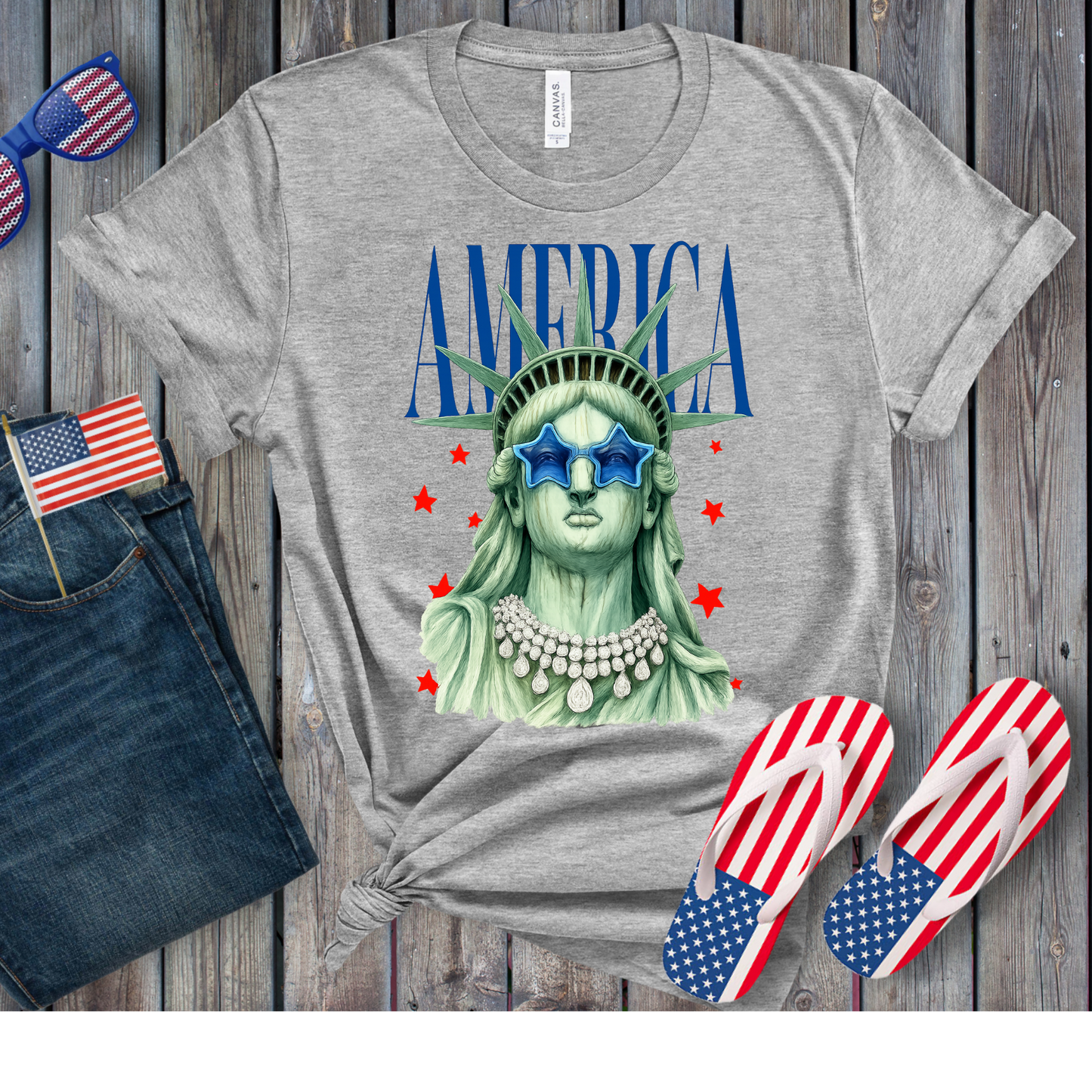 America Boujee Statue of Liberty