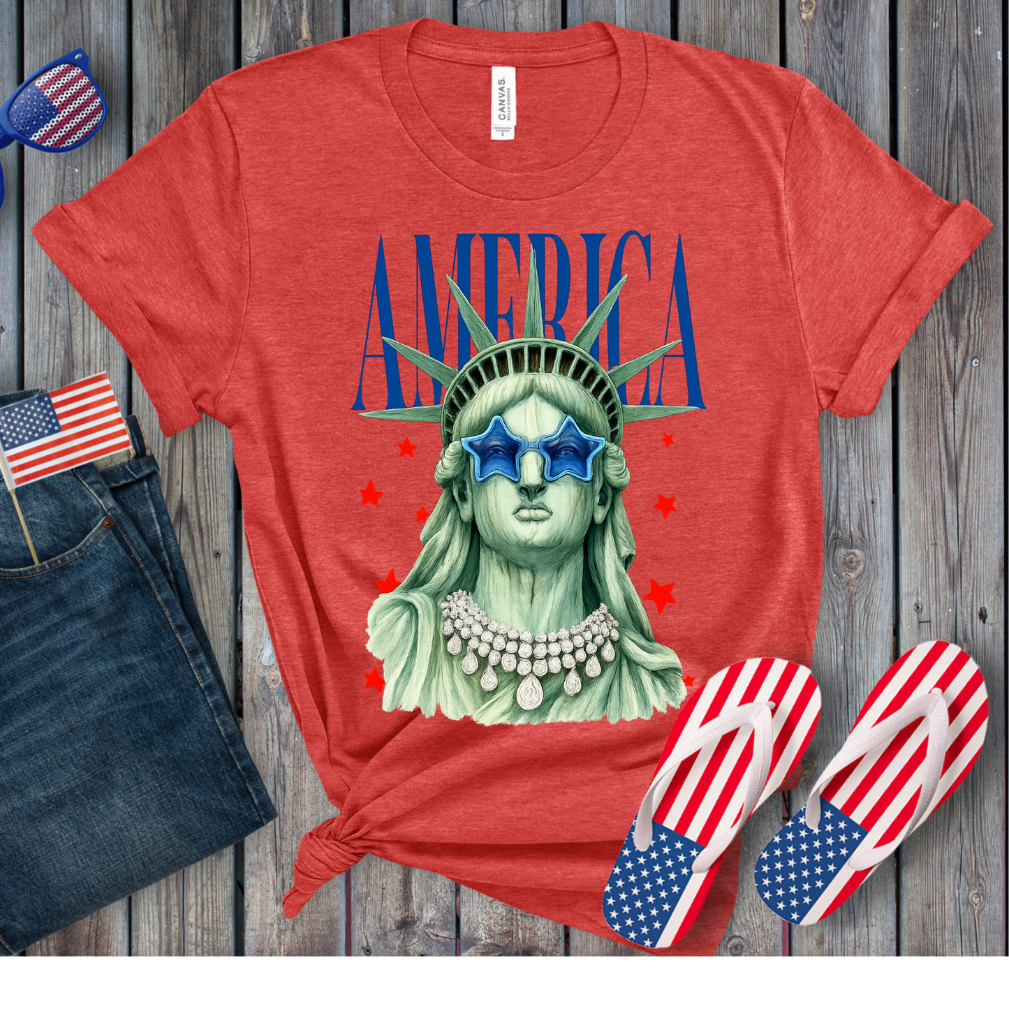 America Boujee Statue of Liberty