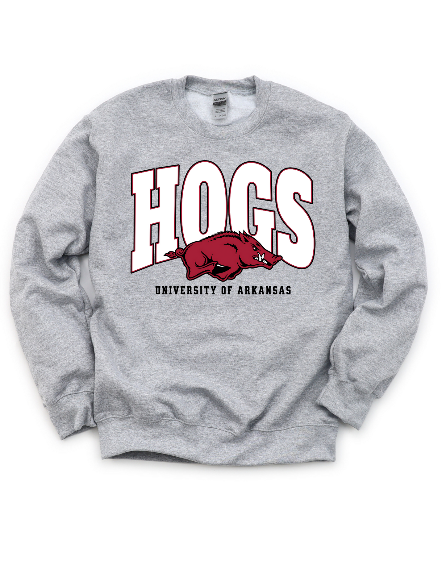 Hogs University of Arkansas Sweatshirt or Hoodie