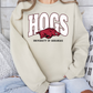 Hogs University of Arkansas Sweatshirt or Hoodie