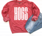 Hogs Vintage Print Sweatshirt or Hoodie